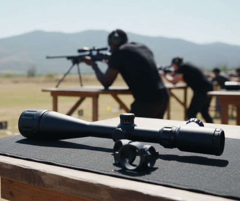 AOEG 8-32x50 Long-Range Viewing Optic – Matte Black